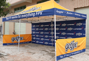 3x6m folding tent with  customized printing