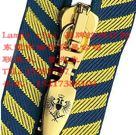 金色日字扣撞色布带