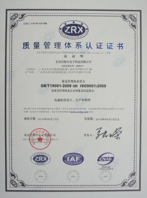 iso9001證書